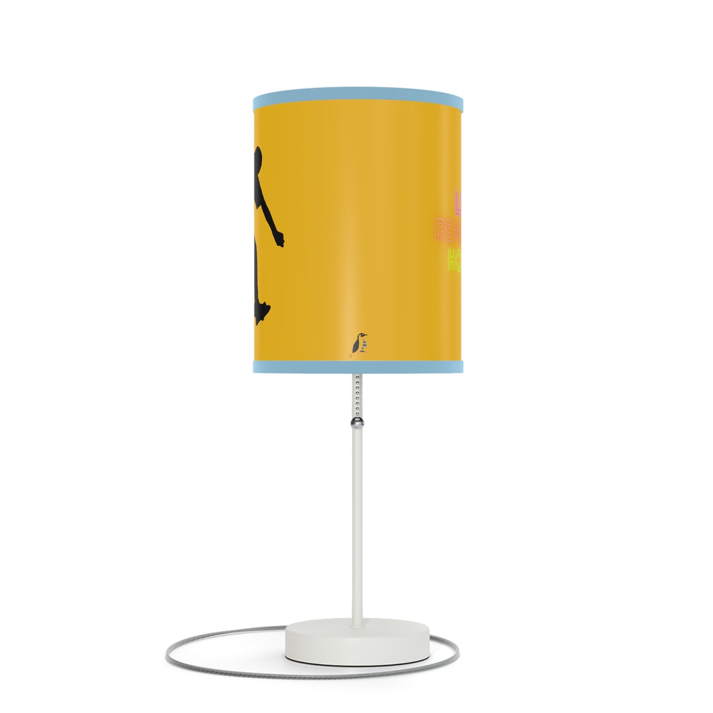 Lamp on a Stand, US|CA plug: Skateboarding Yellow