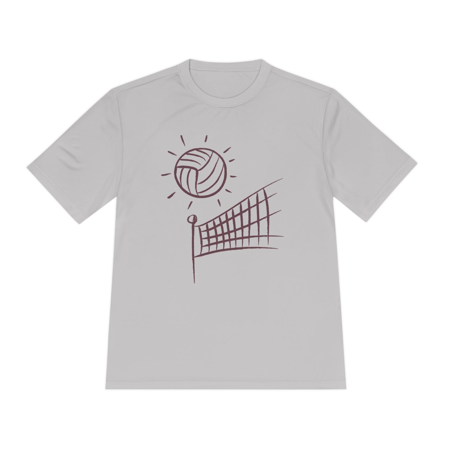 Moisture Wicking Tee: Volleyball #1