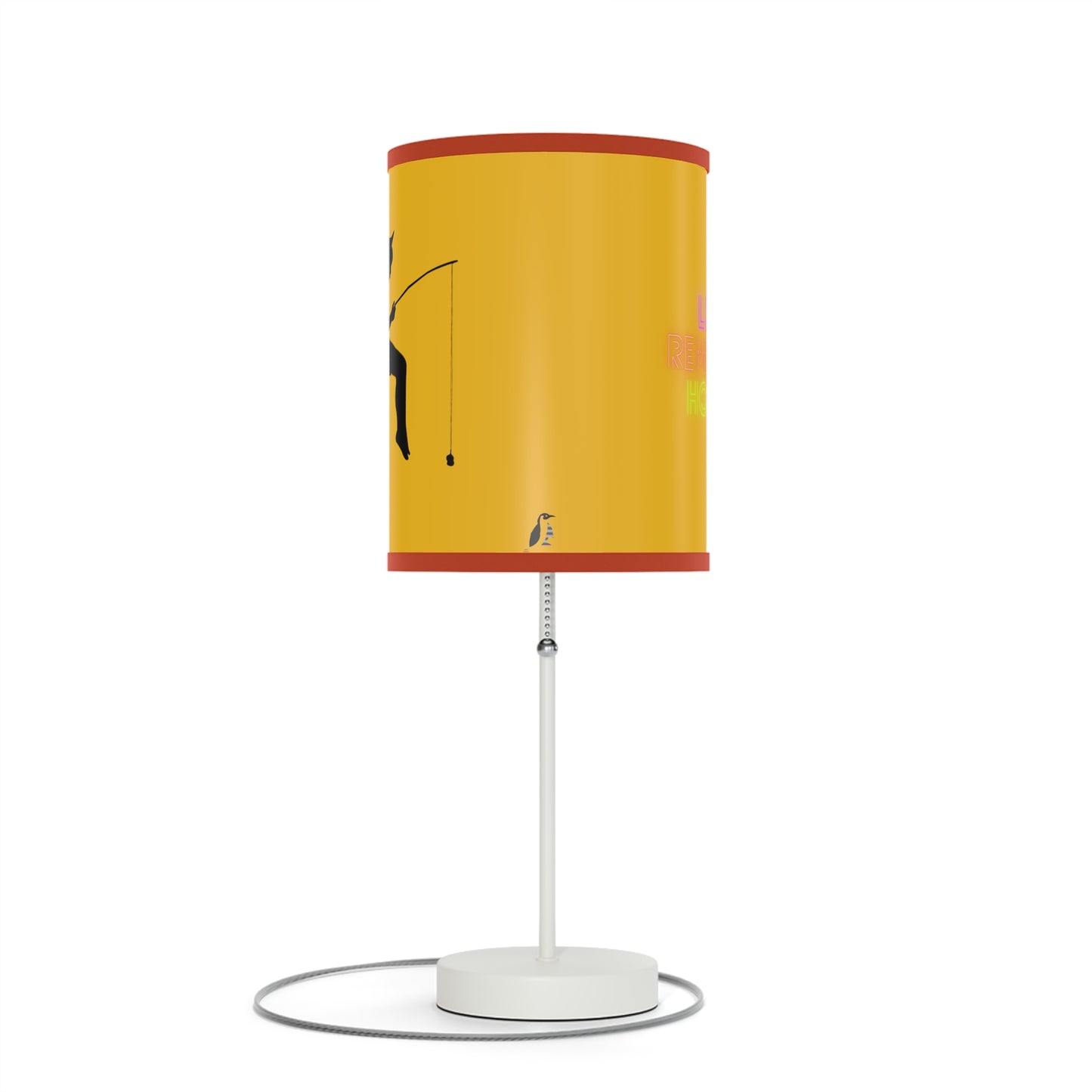 Lamp on a Stand, US|CA plug: Fishing Yellow