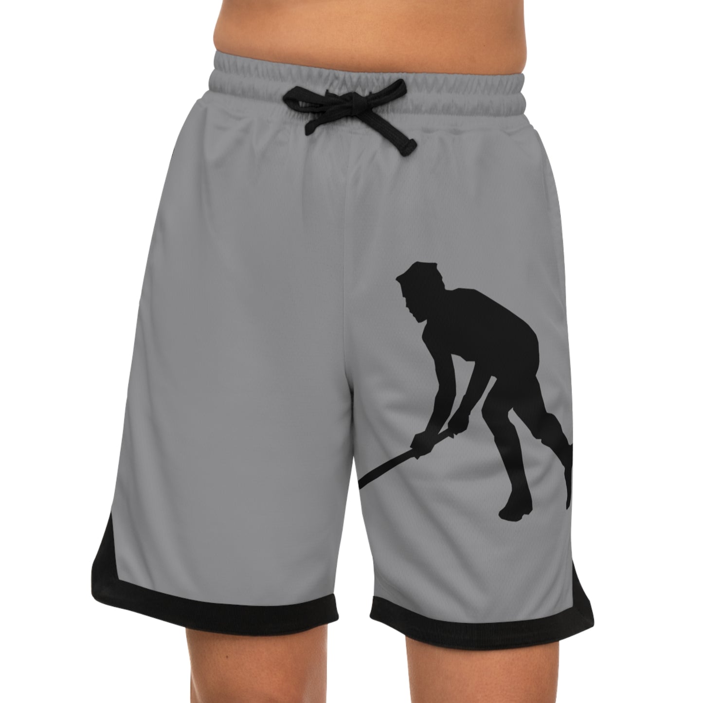 Basketball Rib Shorts: Hockey Grey