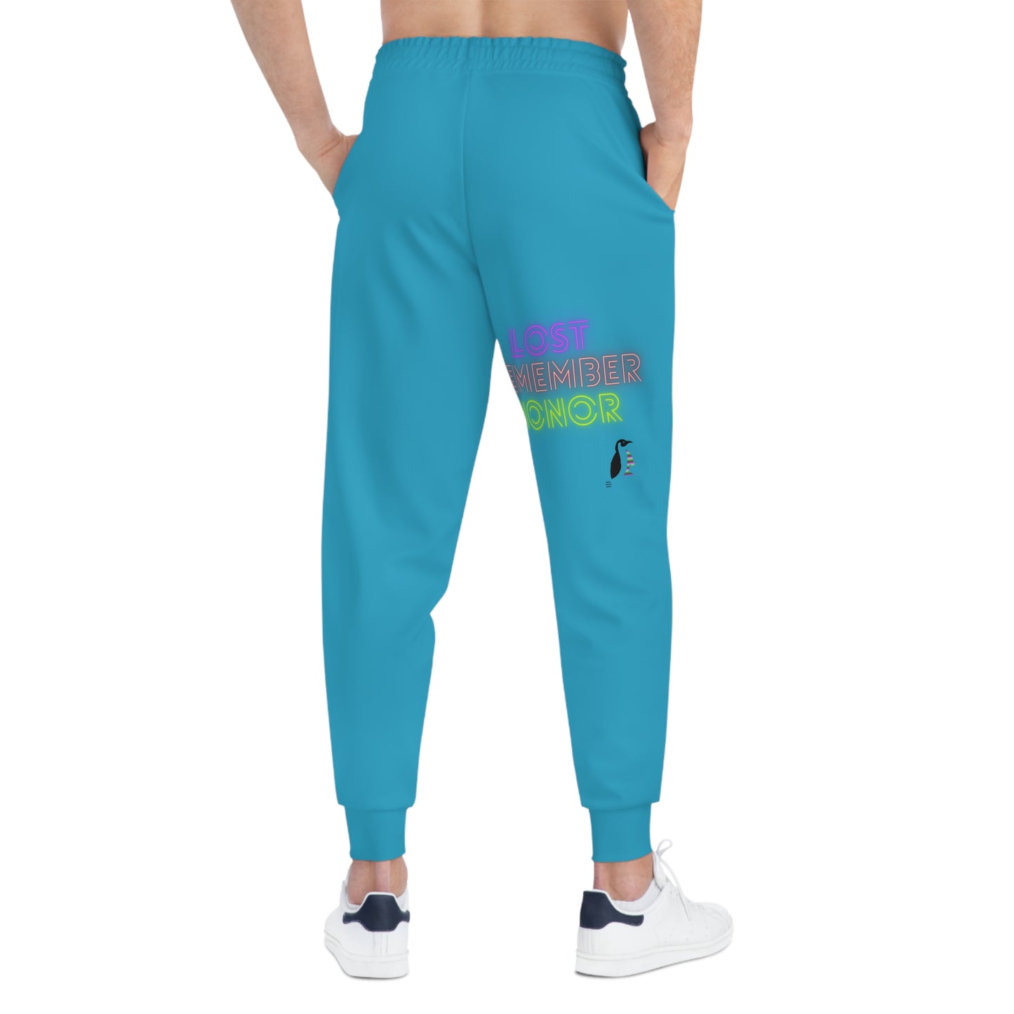 Athletic Joggers: Skateboarding Turquoise