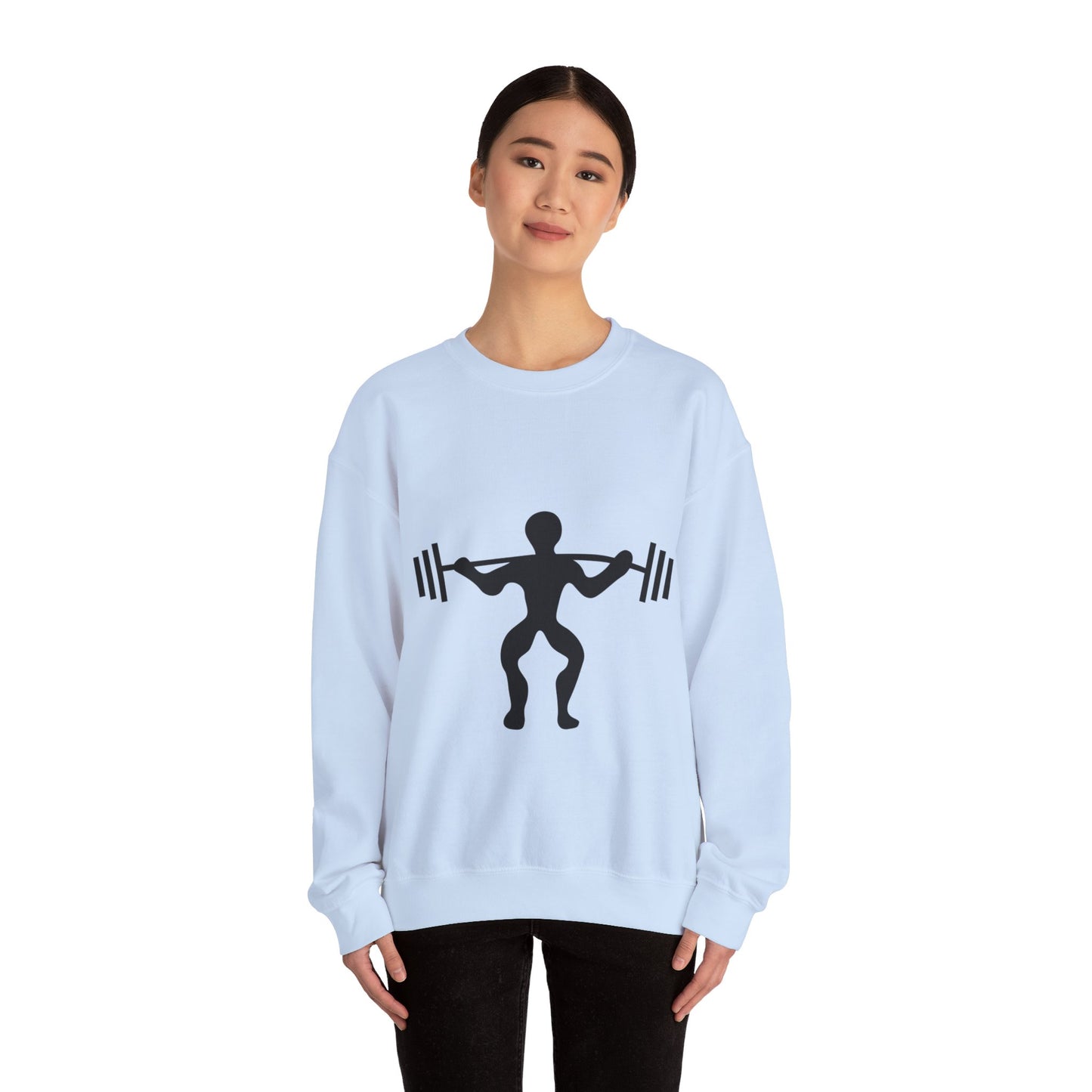 Heavy Blend™ Crewneck Sweatshirt: Weightlifting #2