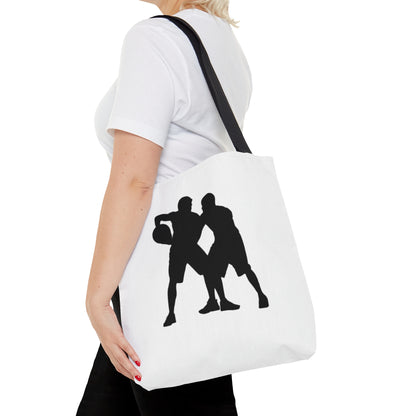 Tote Bag: Basketball White