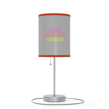 Lamp on a Stand, US|CA plug: Football Lite Grey