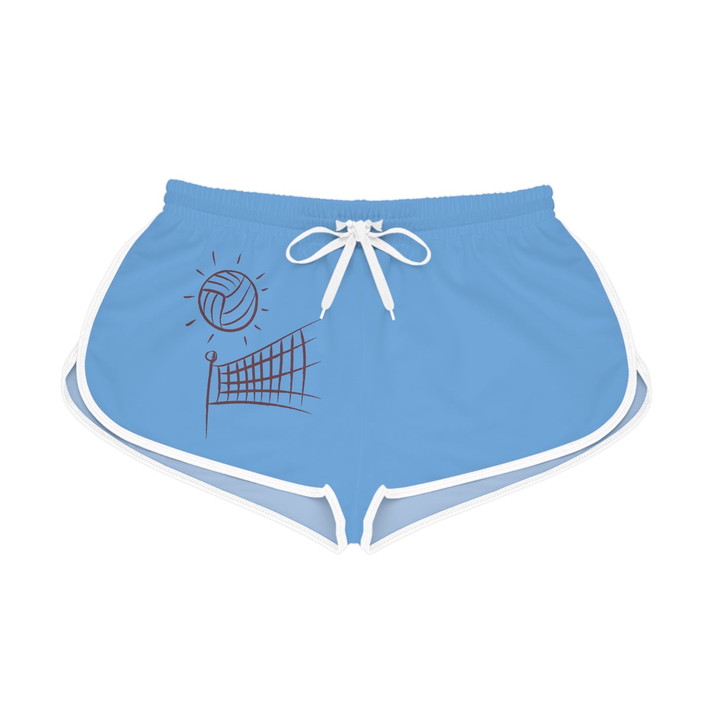 Women's Relaxed Shorts: Volleyball Lite Blue