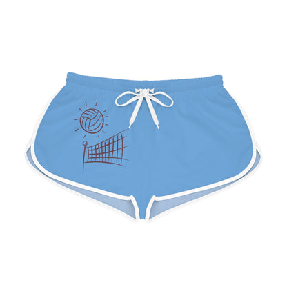 Women's Relaxed Shorts: Volleyball Lite Blue