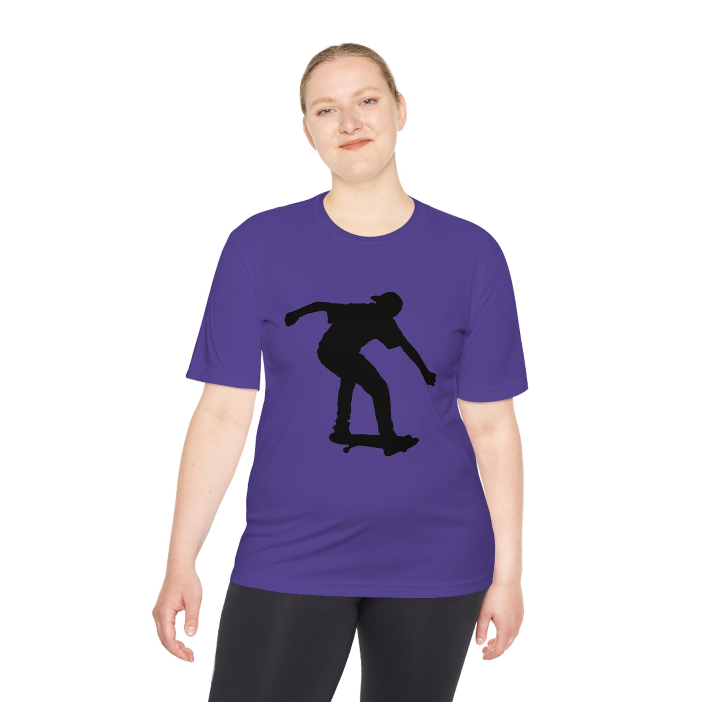 Moisture Wicking Tee: Skateboarding #3