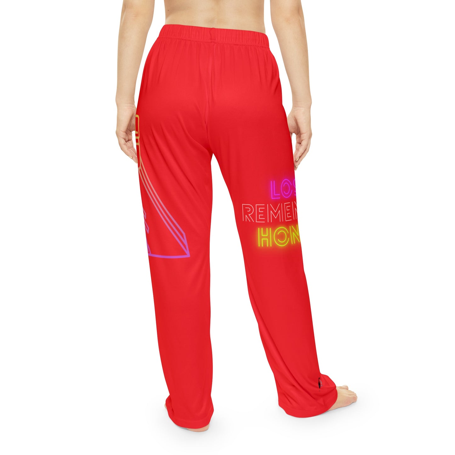 Women's Pajama Pants: Bowling Red