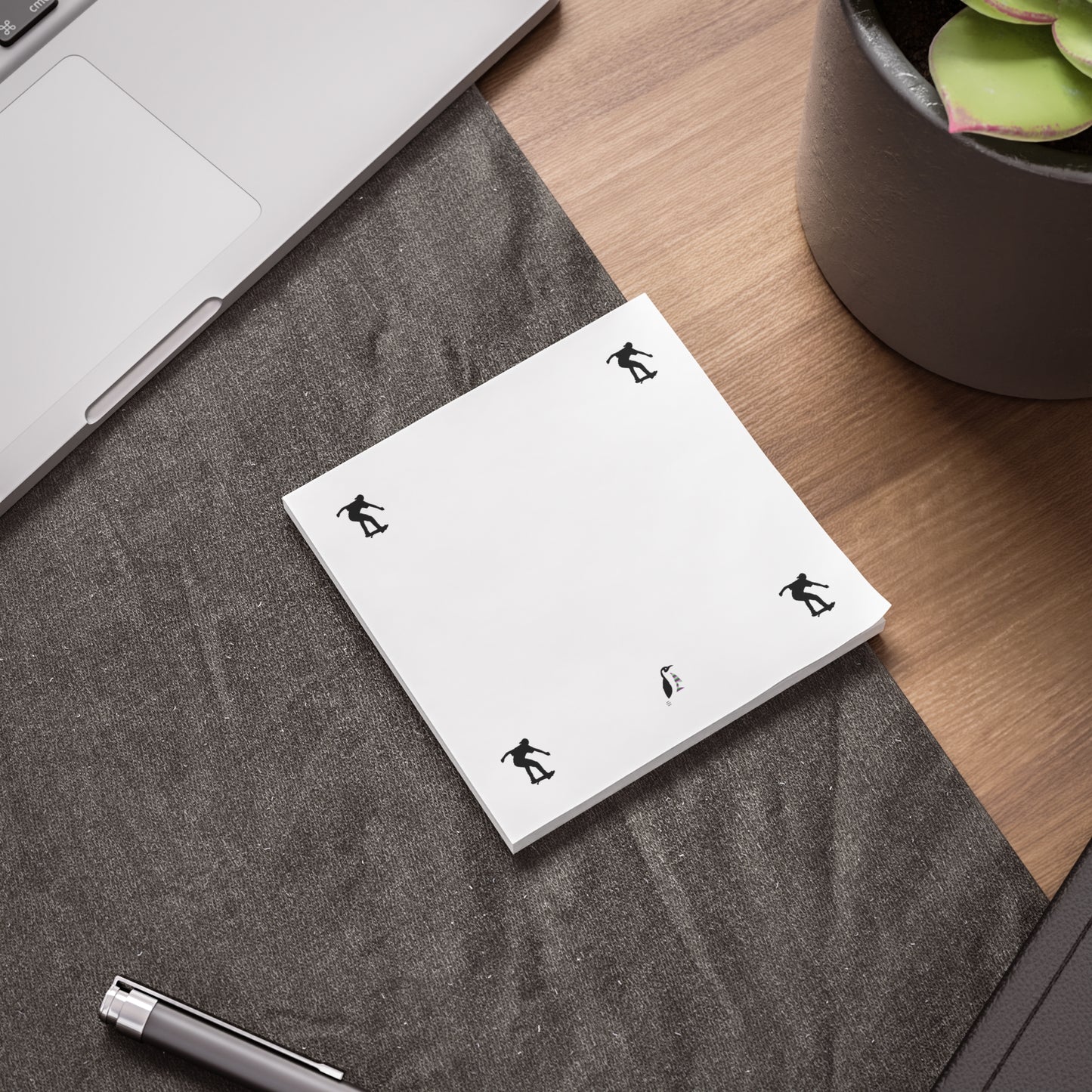 Post-it® Note Pads: Skateboarding White