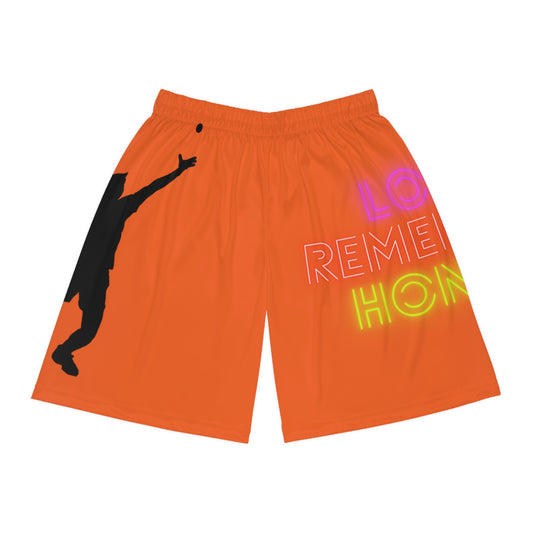 Basketball Shorts: Tennis Orange