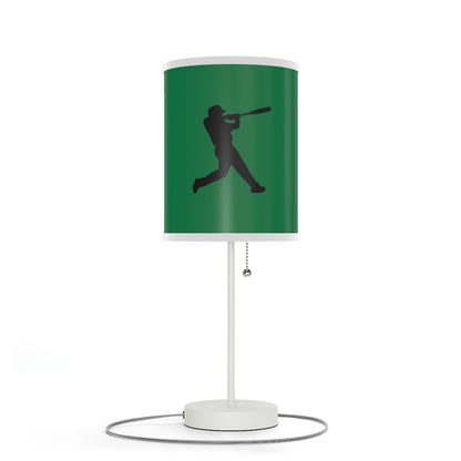 Lamp on a Stand, US|CA plug: Baseball Dark Green