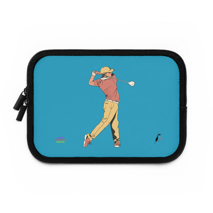 Laptop Sleeve: Golf Turquoise