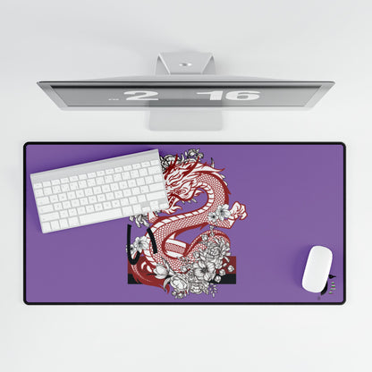 Desk Mats: Dragons Lite Purple