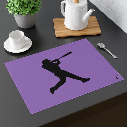 Placemat, 1pc: Baseball Lite Purple