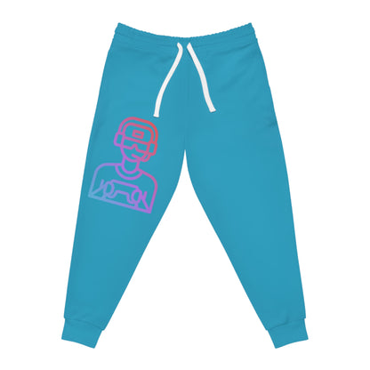 Athletic Joggers: Gaming Turquoise