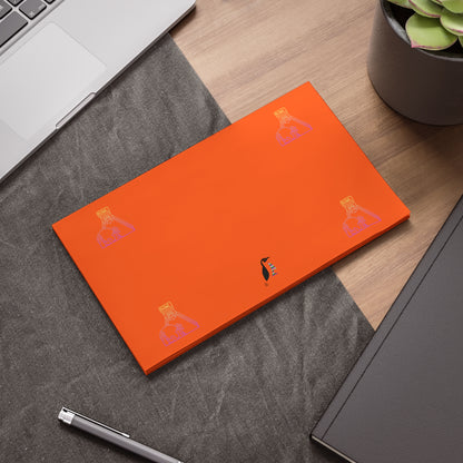 Post-it® Note Pads: Bowling Orange