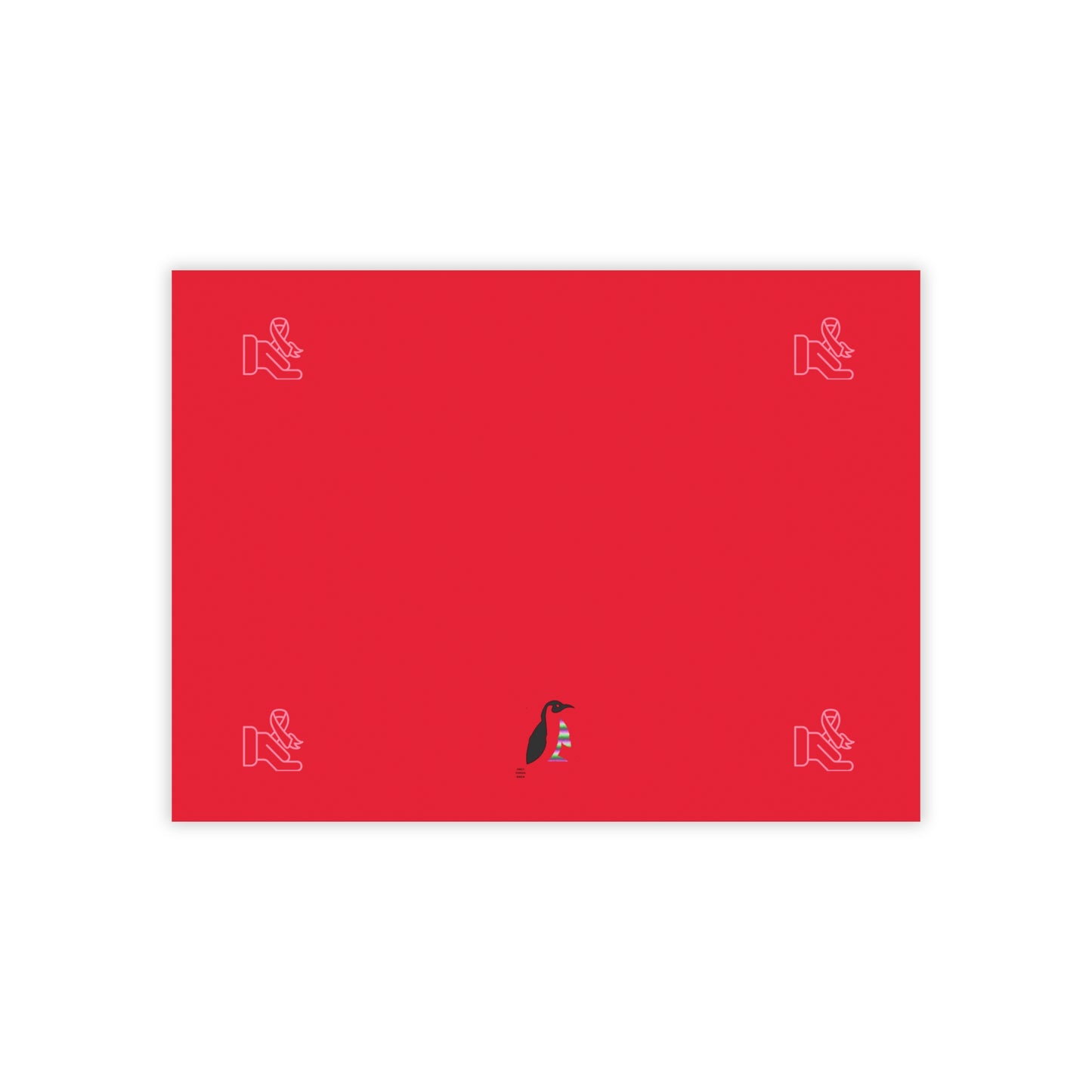 Post-it® Note Pads: Fight Cancer Dark Red