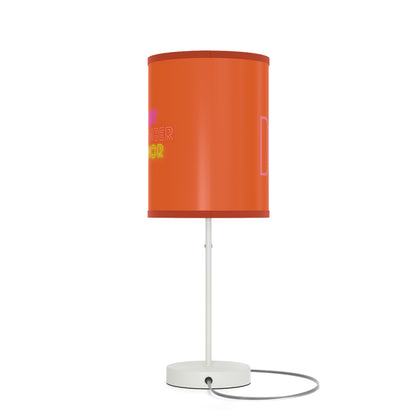 Lamp on a Stand, US|CA plug: Fight Cancer Orange