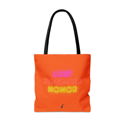 Tote Bag: Baseball Orange