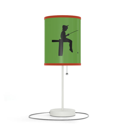 Lamp on a Stand, US|CA plug: Fishing Green