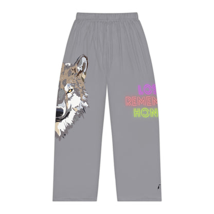 Pambabaeng Pajama Pants: Wolves Gray 