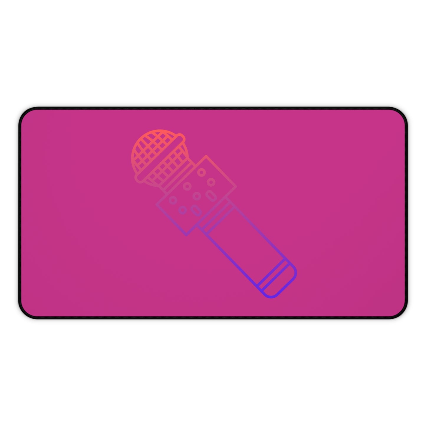 Desk Mat: Music Pink