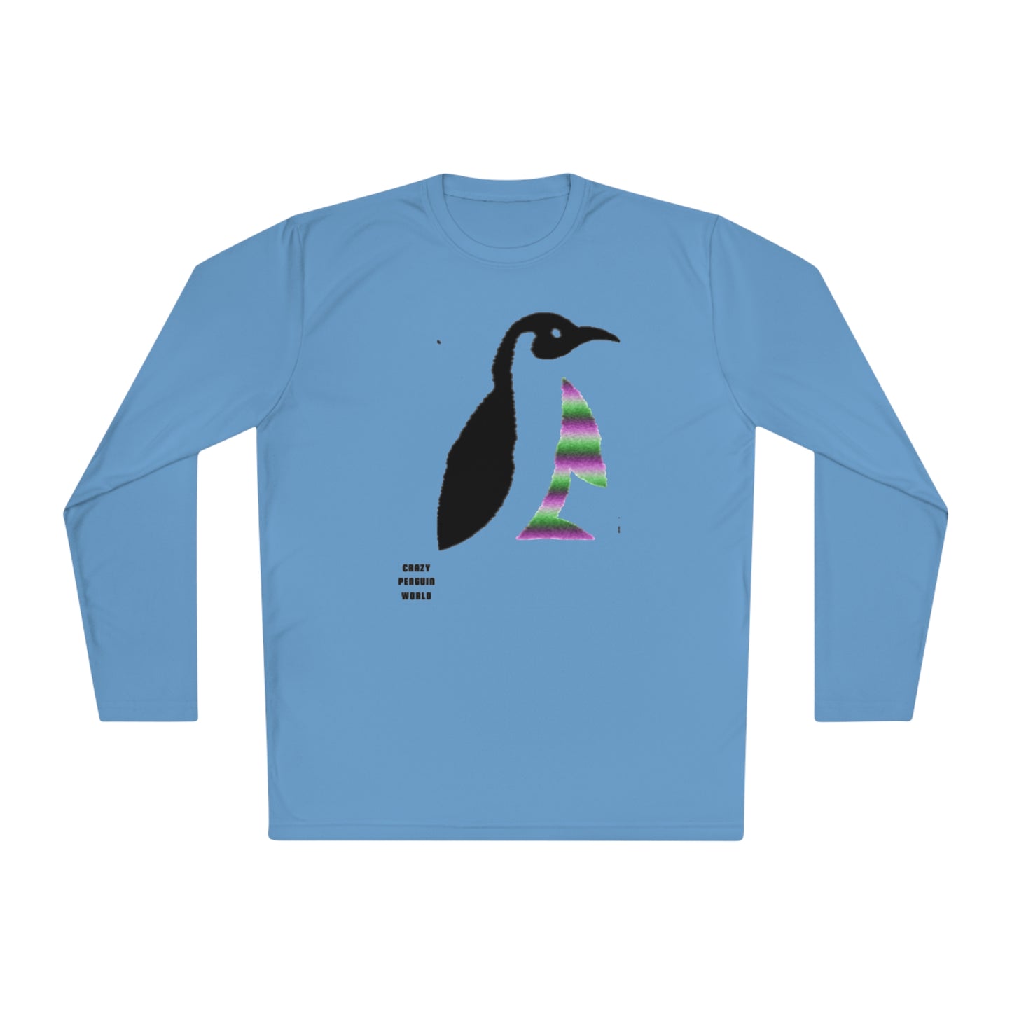 Lightweight Long Sleeve Tee: Crazy Penguin World Logo #2