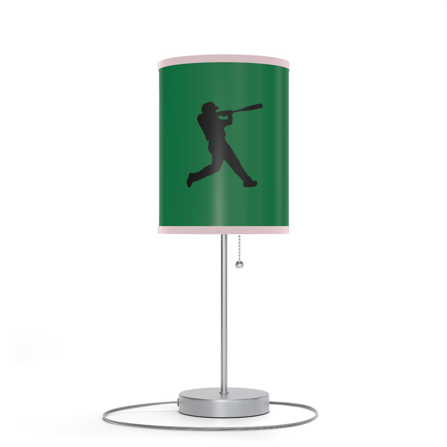 Lamp on a Stand, US|CA plug: Baseball Dark Green