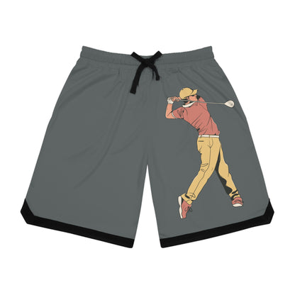 Basketball Rib Shorts: Golf Dark Grey