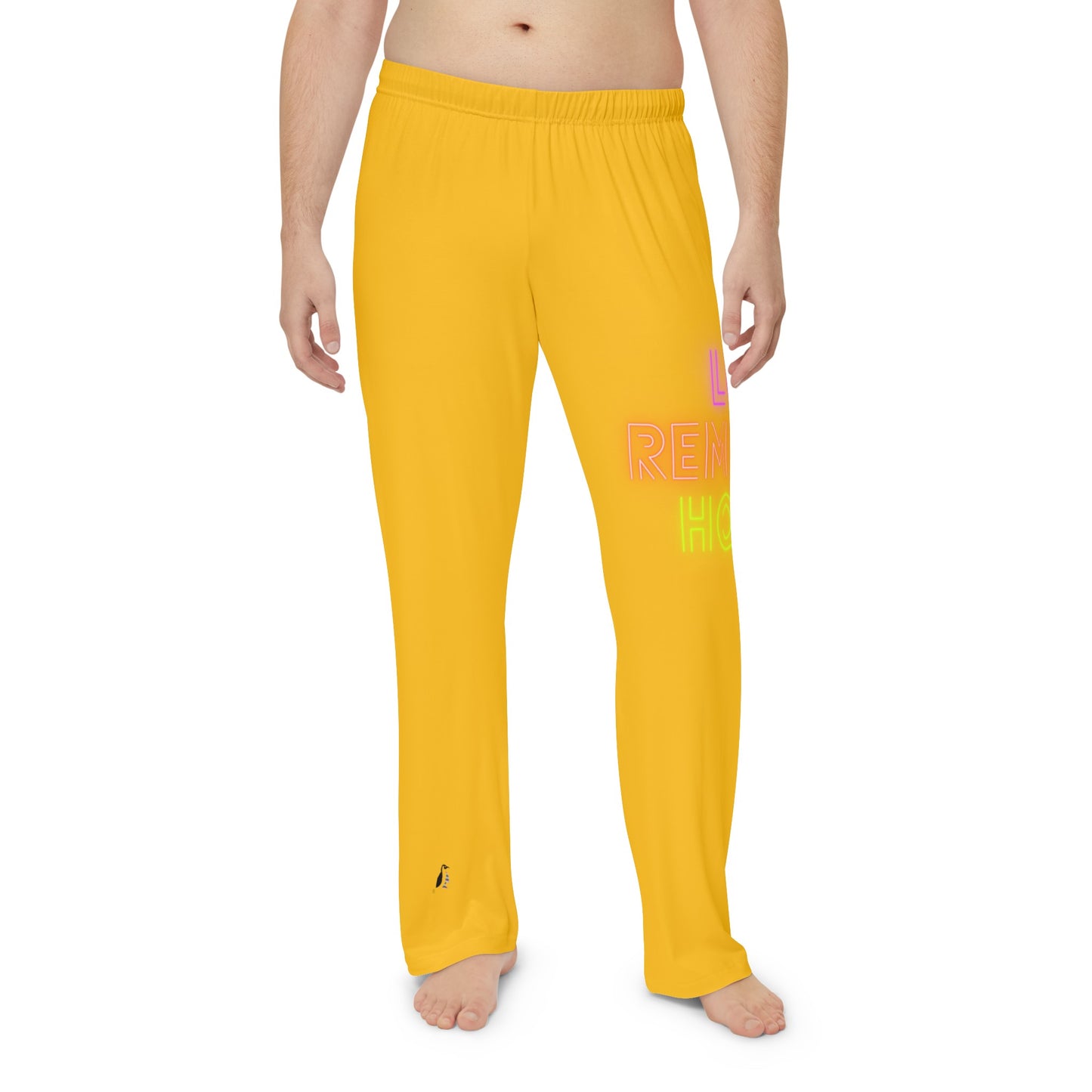 Men's Pajama Pants: Lost Remember Honor Yellow