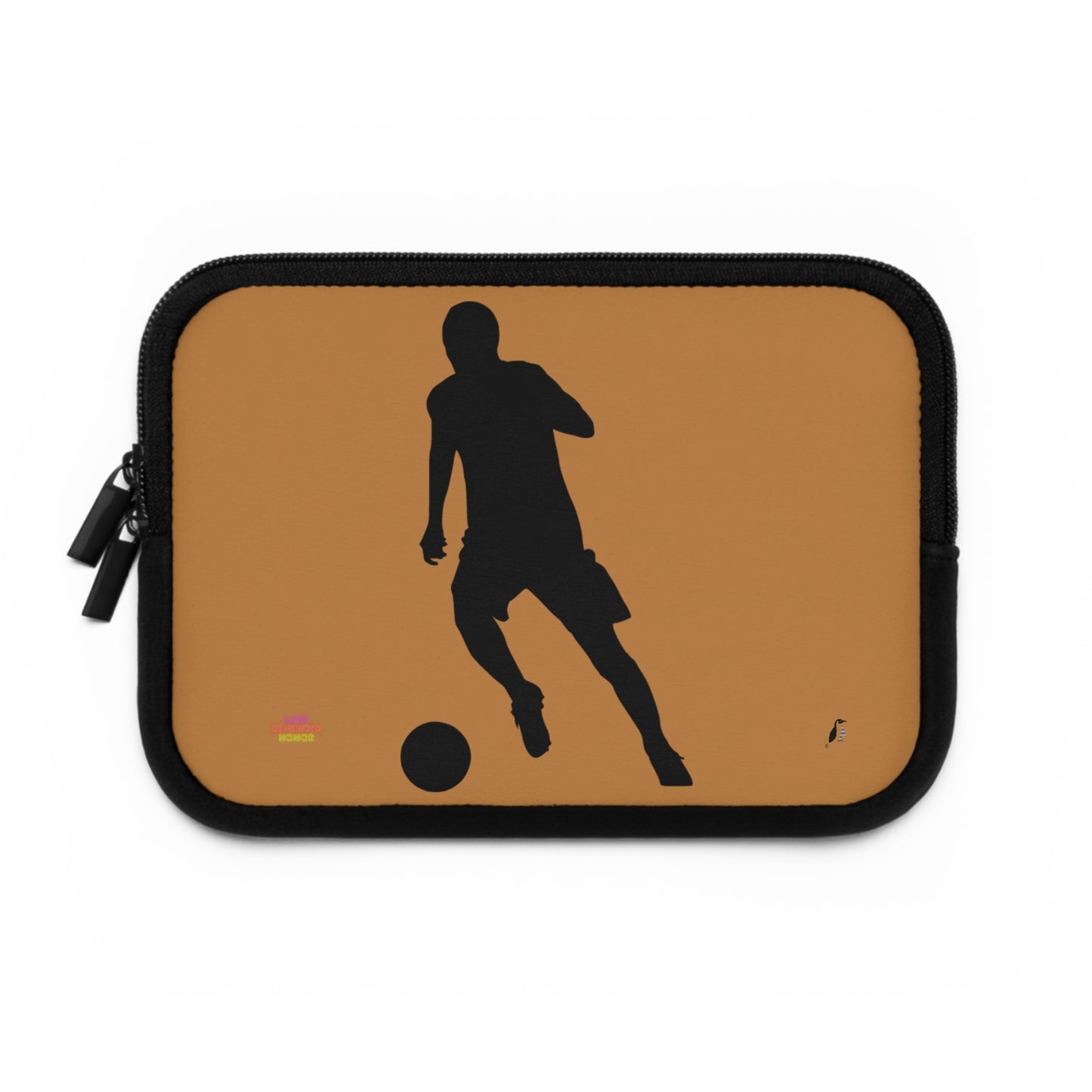 Laptop Sleeve: Soccer Lite Brown