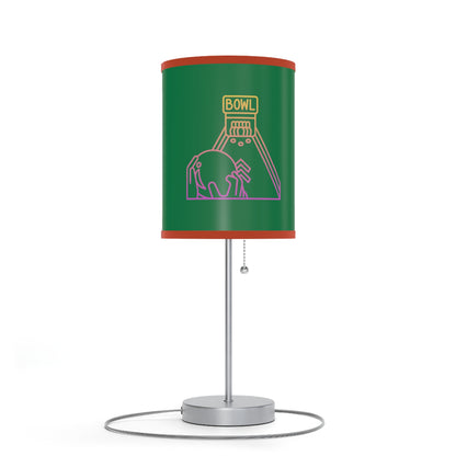 Lamp on a Stand, US|CA plug: Bowling Dark Green