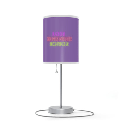 Lamp on a Stand, US|CA plug: LGBTQ Pride Lite Purple 