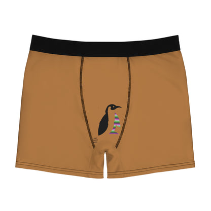 Men's Boxer Briefs: Baseball Lite Brown