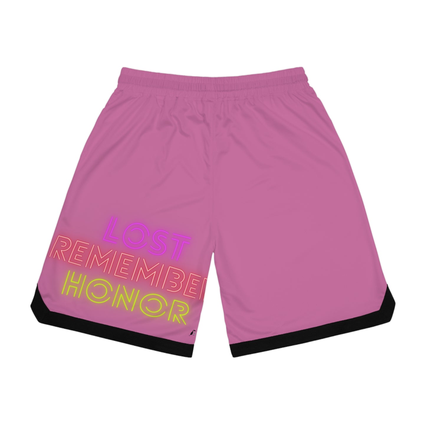 Basketball Rib Shorts: Fight Cancer Lite Pink