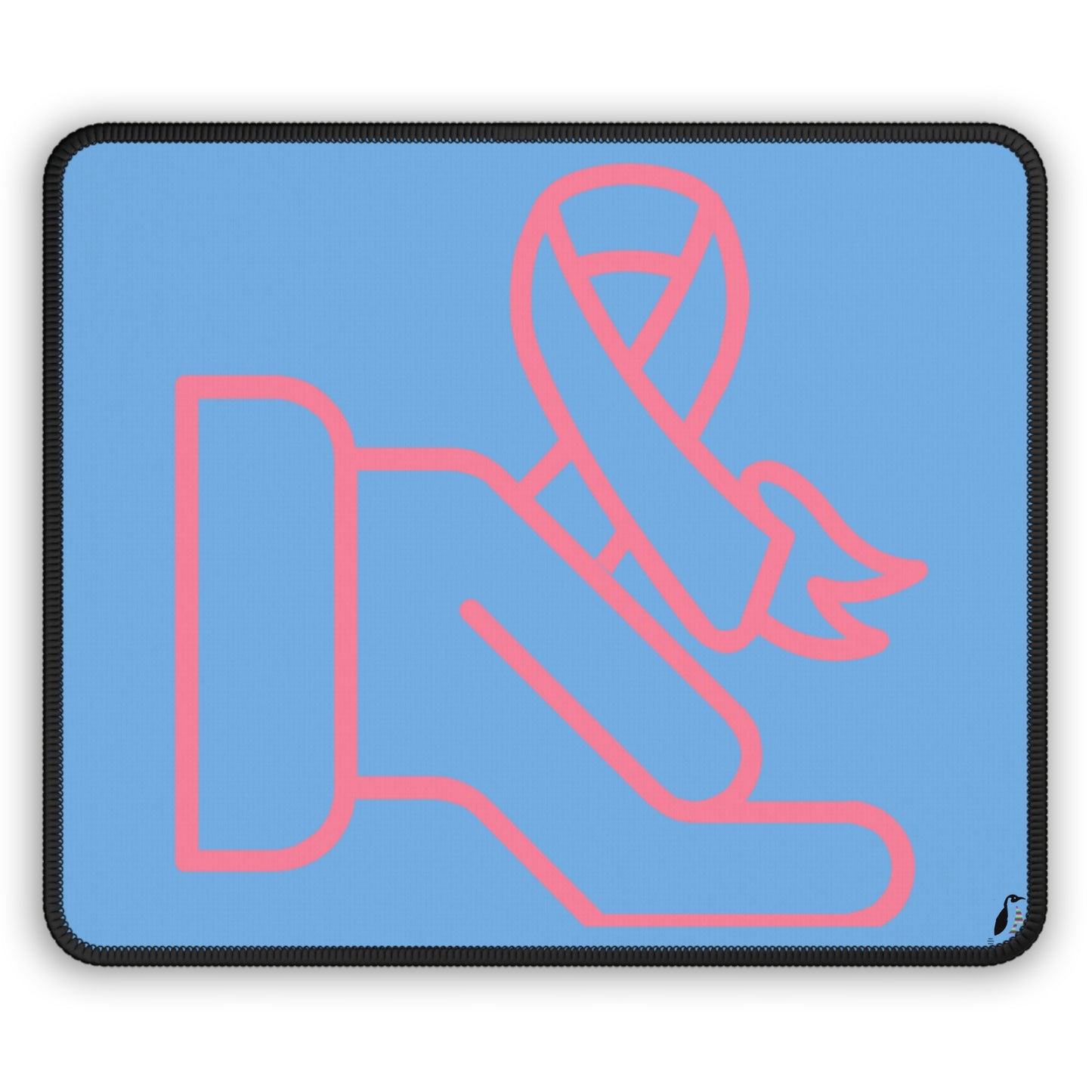 Gaming Mouse Pad: Fight Cancer Lite Blue