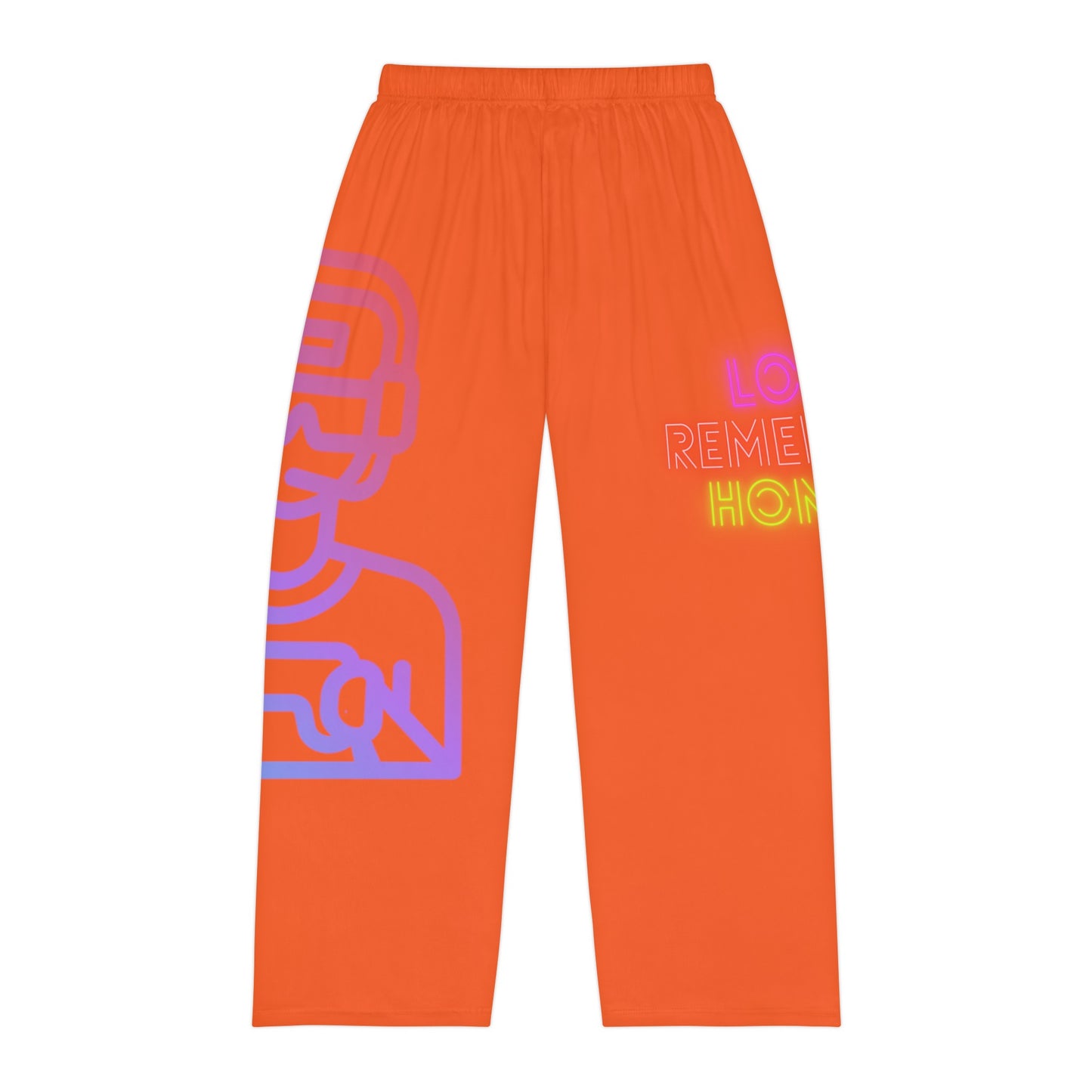 Men's Pajama Pants: Gaming Orange