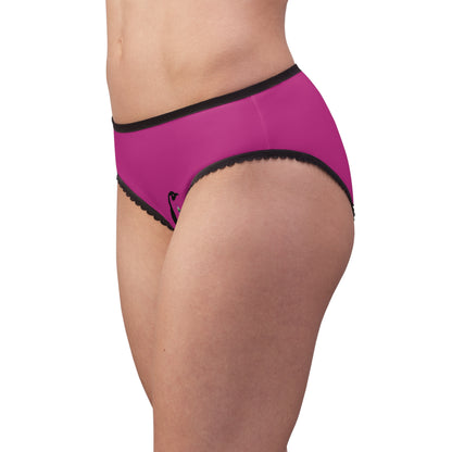 Women's Briefs: Dragons Pink