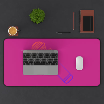 Desk Mat: Music Pink