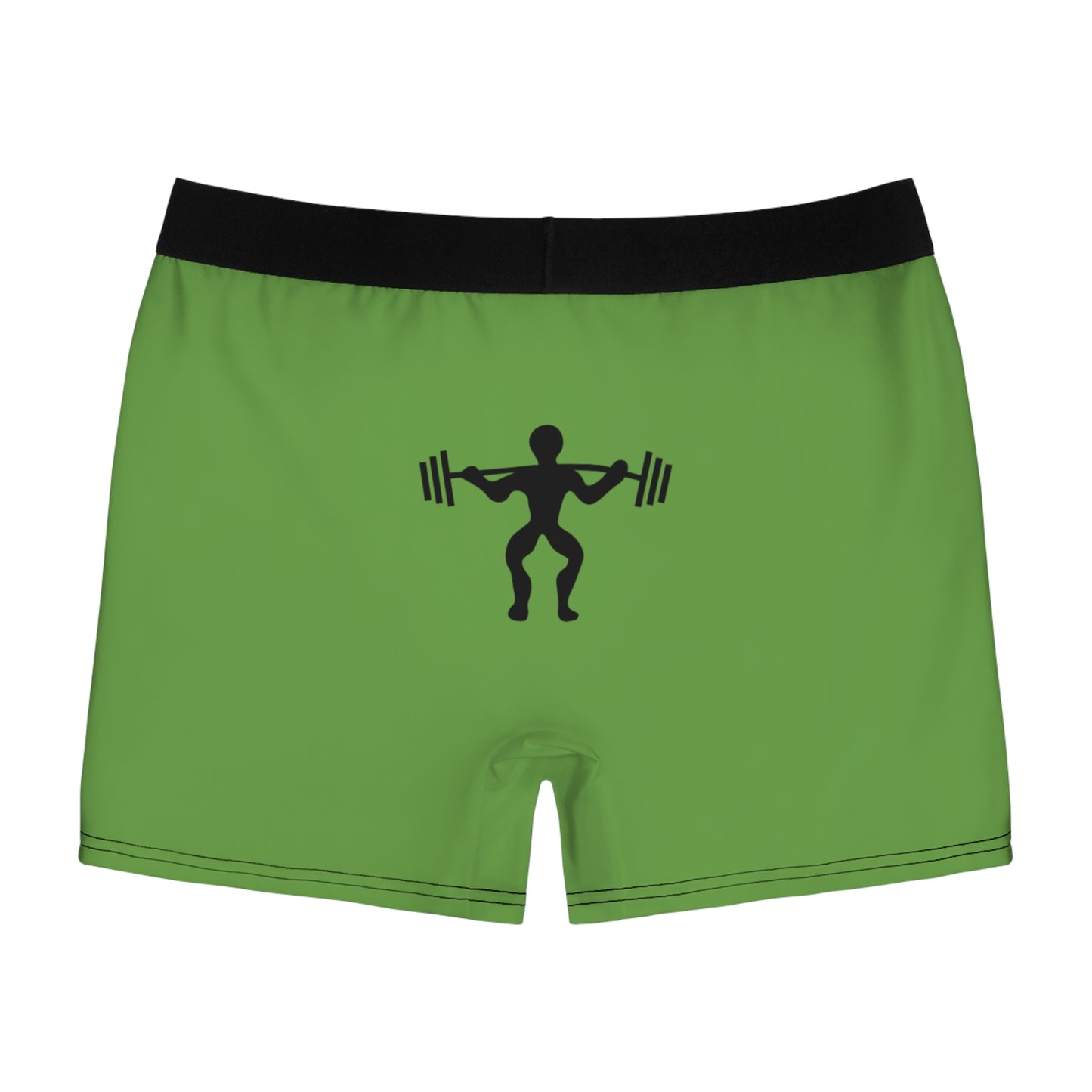 Men's Boxer Briefs: Weightlifting Green