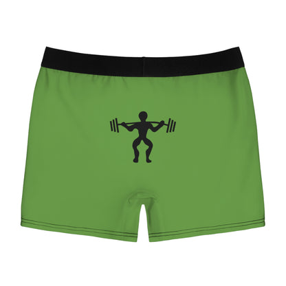 Men's Boxer Briefs: Weightlifting Green