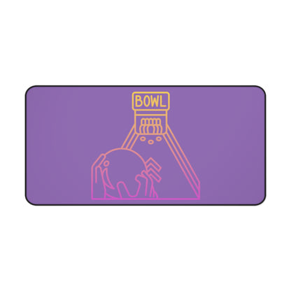 Desk Mat: Bowling Lite Purple