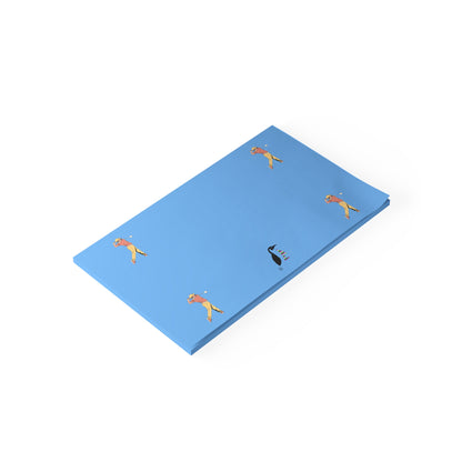 Post-it® Note Pads: Golf Lite Blue