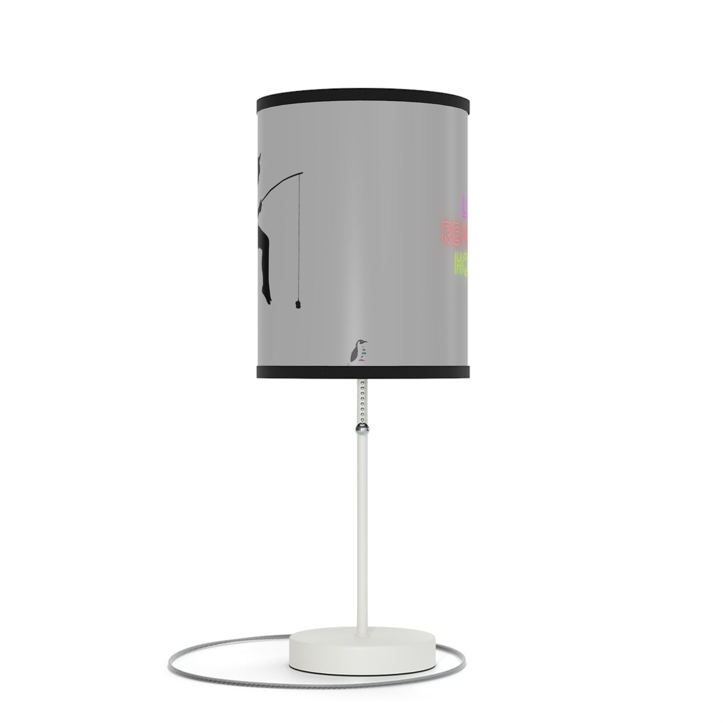 Lamp on a Stand, US|CA plug: Fishing Lite Grey