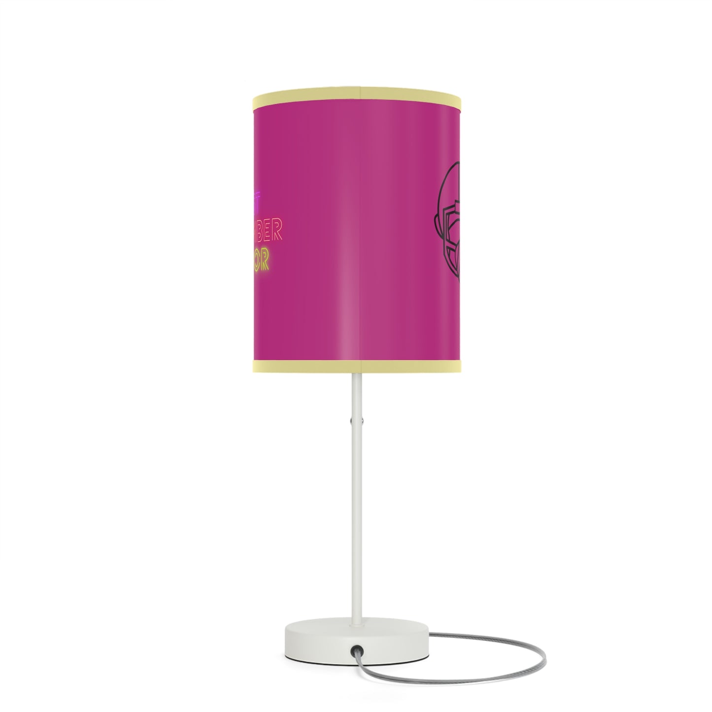 Lamp on a Stand, US|CA plug: Football Pink 