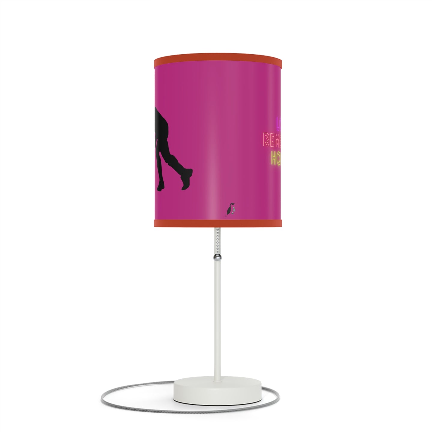 Lamp on a Stand, US|CA plug: Hockey Pink