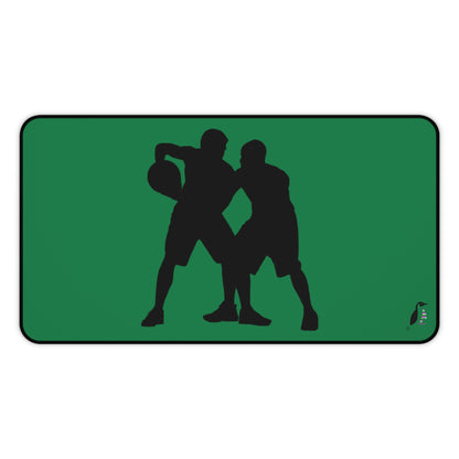 Desk Mat: Basketball Dark Green