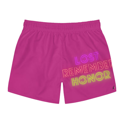 Swim Trunks: Soccer Pink