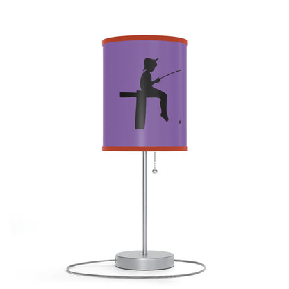 Lamp on a Stand, US|CA plug: Fishing Lite Purple