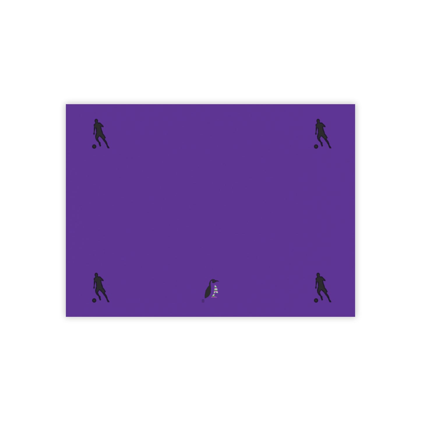 Post-it® Note Pads: Soccer Purple